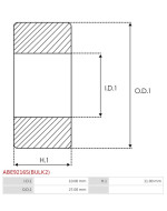 Csapágyok - ABE9216S(BULK2)