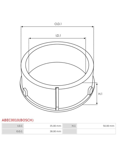 Tömítő, simeringek, o-gyűrűk - ABEC0010(BOSCH)
