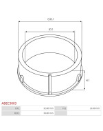 Tömítő, simeringek, o-gyűrűk - ABEC3003