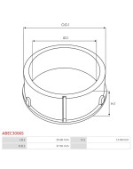 Tömítő, simeringek, o-gyűrűk - ABEC3006S