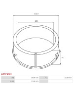 Tömítő, simeringek, o-gyűrűk - ABEC4001