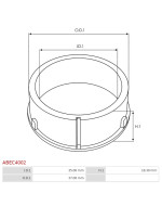 Tömítő, simeringek, o-gyűrűk - ABEC4002