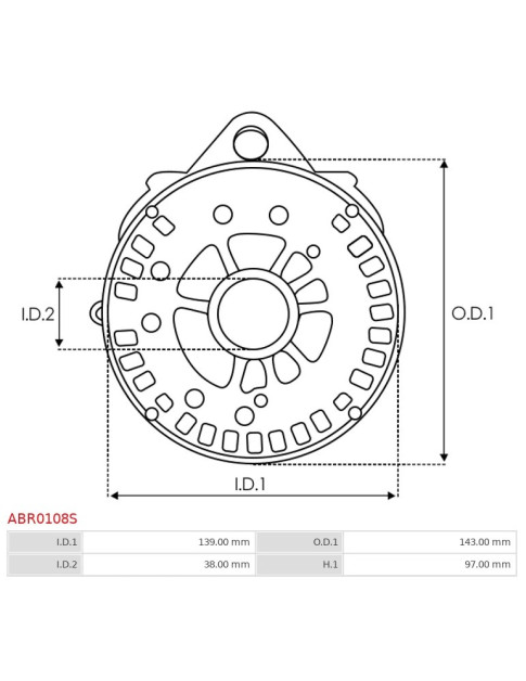 Hátsó - ABR0108S