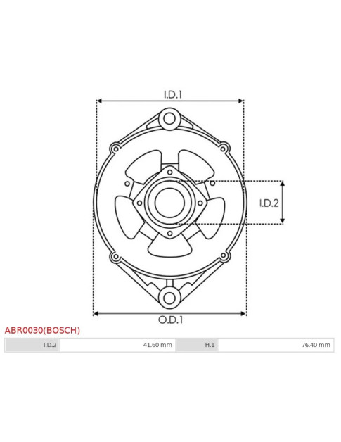 Első - ABR0030(BOSCH)