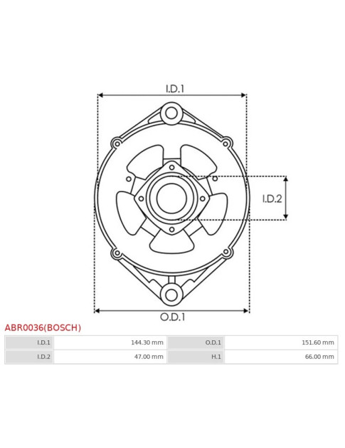 Első - ABR0036(BOSCH)