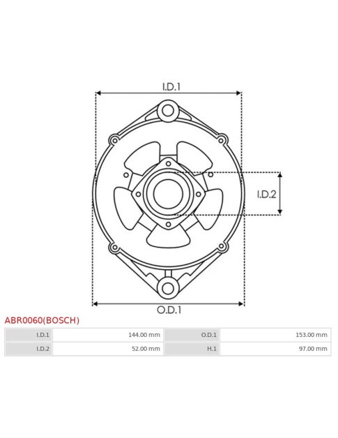 Első - ABR0060(BOSCH)