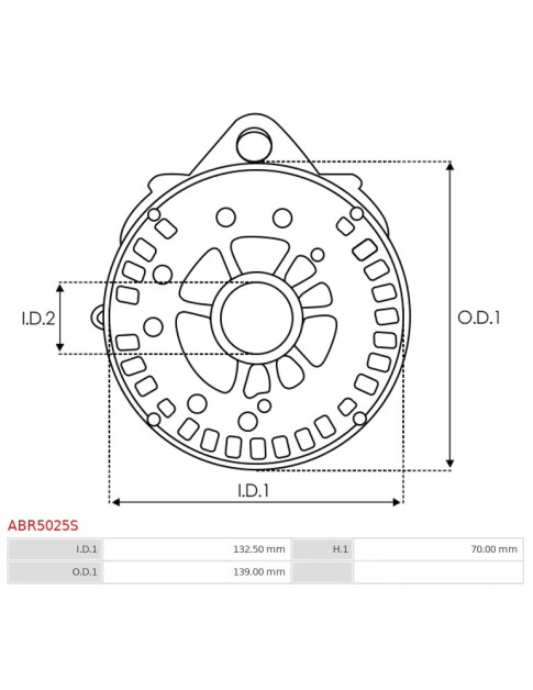 Hátsó - ABR5025S