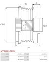 Generátor szabadonfutó szíjtárcsák - AFP3059(LITENS)