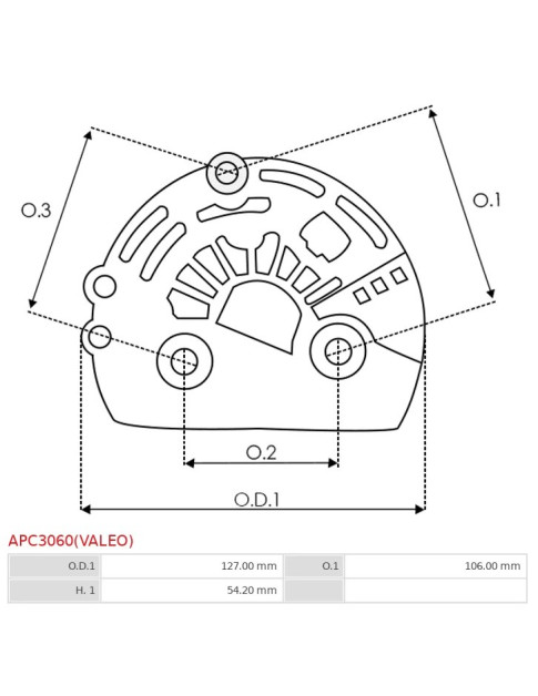 Műanyag - APC3060(VALEO)