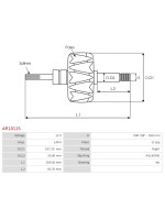 Generátorok rotorjai - AR1011S