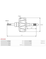 Generátorok rotorjai - AR1016S