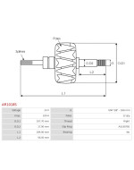 Generátorok rotorjai - AR1018S