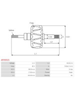 Generátorok rotorjai - AR3031S