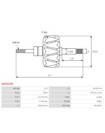 Generátorok rotorjai - AR5023R