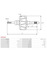 Generátorok rotorjai - AR5040S