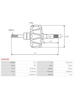 Generátorok rotorjai - AR6030S