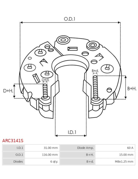 Hátsó - ARC3141S