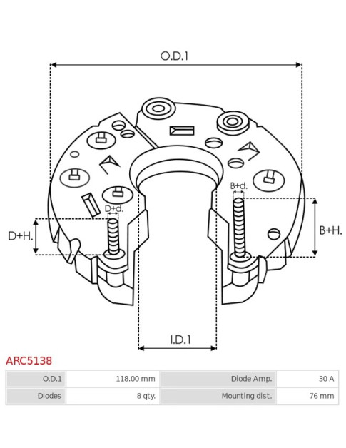 Egyenirányítók - ARC5138