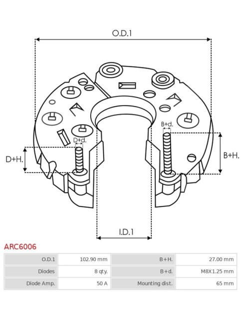 Egyenirányítók - ARC6006