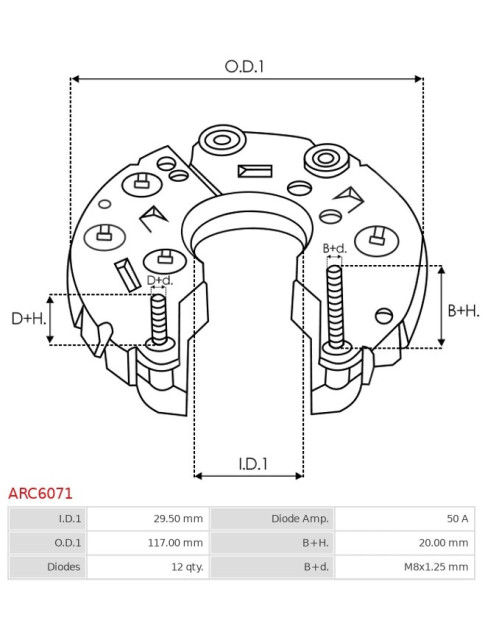 Egyenirányítók - ARC6071