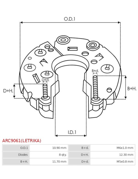 Egyenirányítók - ARC9061(LETRIKA)