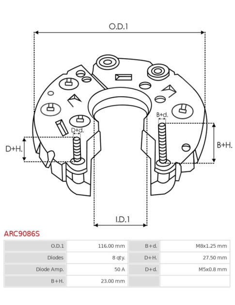 Egyenirányítók - ARC9086S