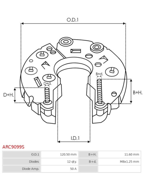 Hátsó - ARC9099S