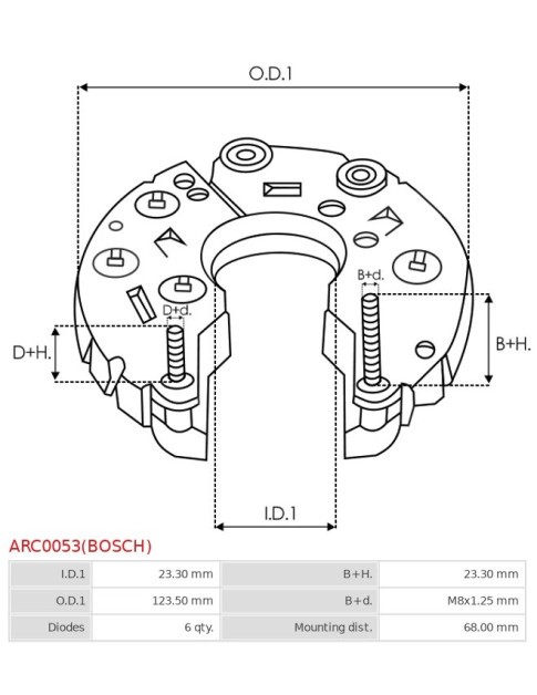 Egyenirányítók - ARC0053(BOSCH)