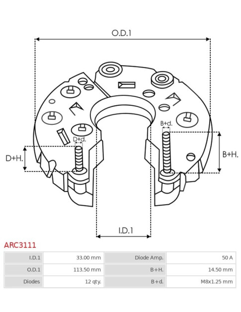 Hátsó - ARC3111