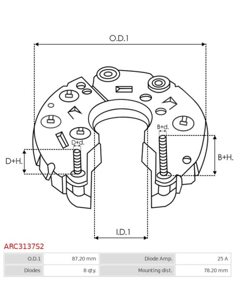 Egyenirányítók - ARC3137S2