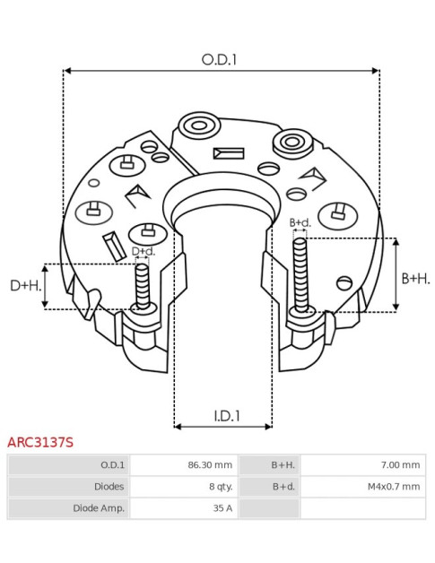 Egyenirányítók - ARC3137S