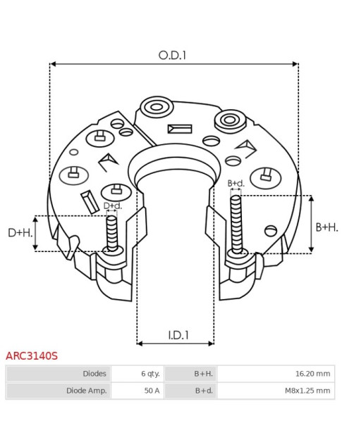 Hátsó - ARC3140S