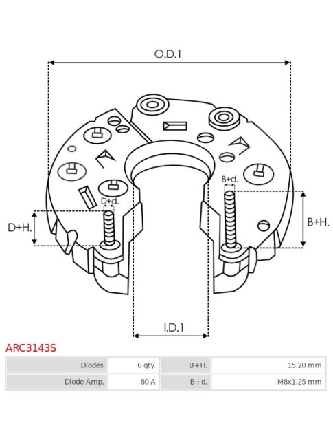 Hátsó - ARC3143S