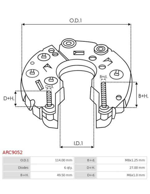 Egyenirányítók - ARC9052