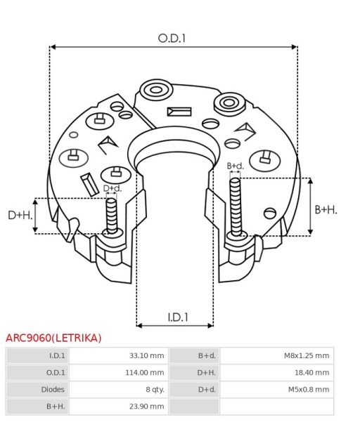 Egyenirányítók - ARC9060(LETRIKA)