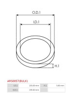 O-gyűrűk - ARS0057(BULK)