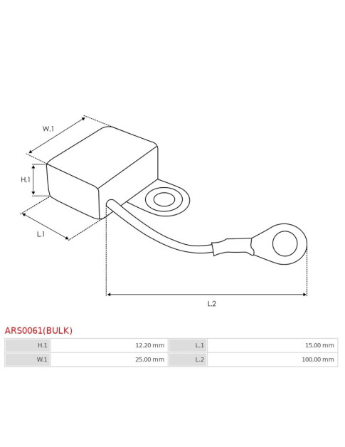 Generátor kondenzátorjai - ARS0061(BULK)