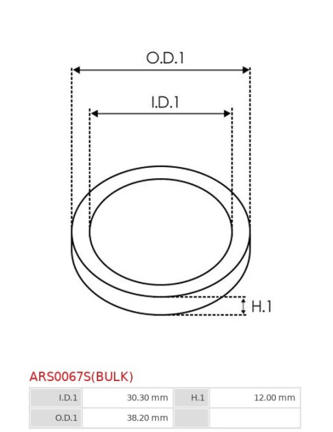 Alátétek - ARS0067S(BULK)