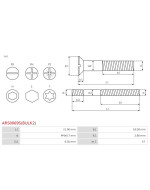 Csavarjai - ARS0069S(BULK2)