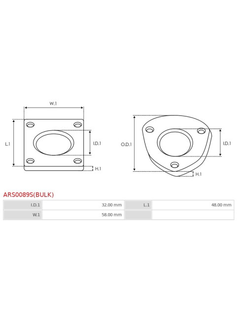 Generátor csapágyak blokádjai - ARS0089S(BULK)