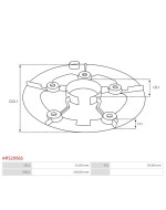 Generátor egyenirányítók és szabályozók tárcsái - ARS2056S