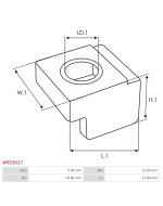 Generátor tekercselések rögzítései - ARS3017