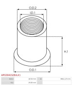 Generátor rögzítő hüvelyek - ARS3041S(BULK)