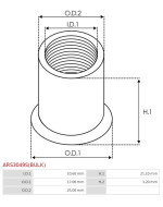 Generátor rögzítő hüvelyek - ARS3049S(BULK)