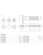 Csavarjai - ARS4004