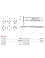 Csavarjai - ARS4009