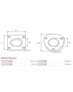 Generátor csapágyak blokádjai - ARS4017(BULK2)