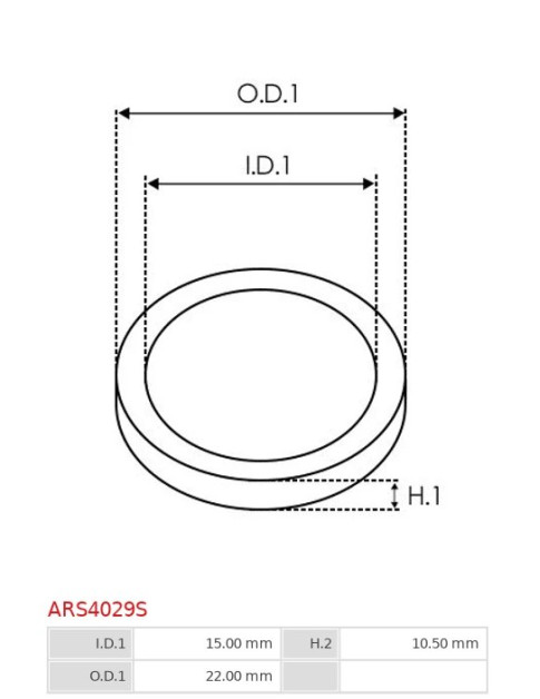 Generátor távtartó hüvelyek - ARS4029S