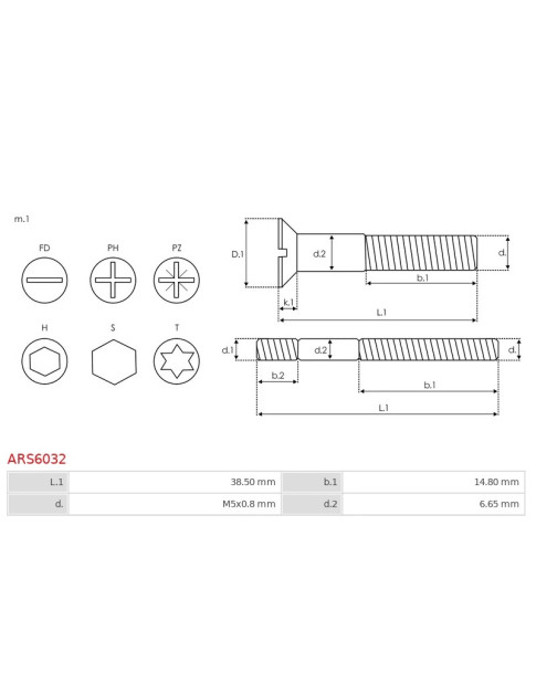 Csavarjai - ARS6032