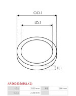 Alátétek - ARS6043S(BULK2)